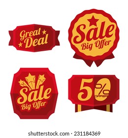 commerce tag graphic design , vector illustration