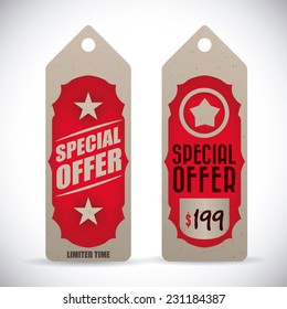 commerce tag graphic design , vector illustration