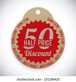 commerce tag graphic design , vector illustration