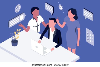 commerce teamwork vector illustration design 