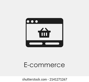 Commerce vector icon. Editable stroke. Symbol in Line Art Style for Design, Presentation, Website or Apps Elements, Logo. Pixel vector graphics - Vector
