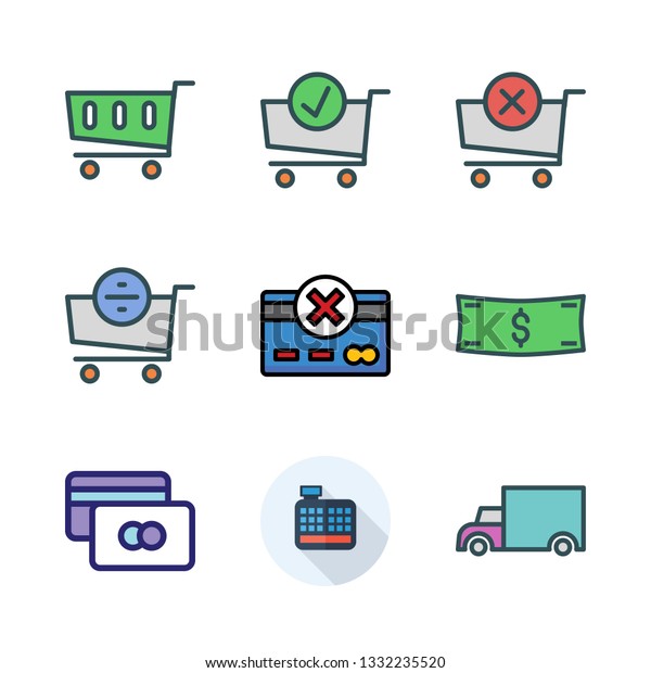 commerce vector icon\
set