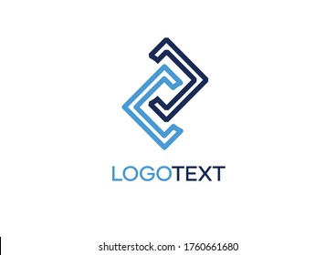 Commercial abstract logo design, good for business, company logos, branding, website logos and applications, logos that can be initials, free to use and modify