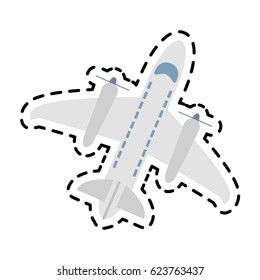 commercial airplane icon image 