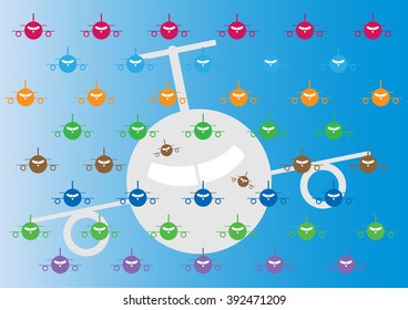 Commercial Airplane Pattern