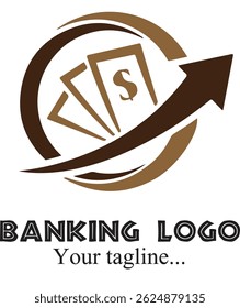 Vetor de design de logotipo de bancos comerciais