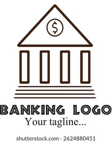 Commercial Banking Logo Design Vector