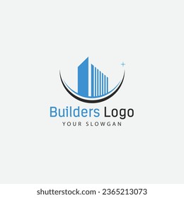 commercial Builders Logo Design Tamplate