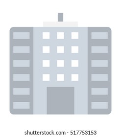Commercial Building Vector Icon