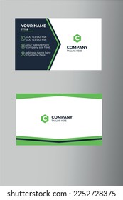 commercial business card design vector 
