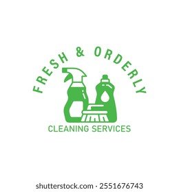 Commercial Cleaning Logo Royalty-Free Photos and Stock Images.