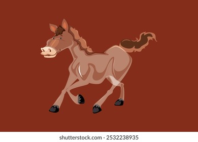 commercial colour horse vector style