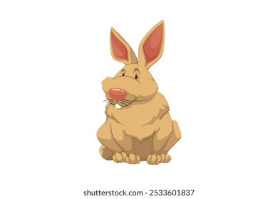 commercial colour rabbit vector style