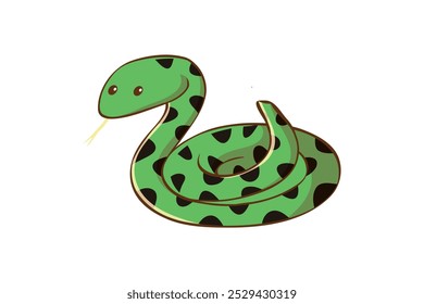 commercial colour snake vector style