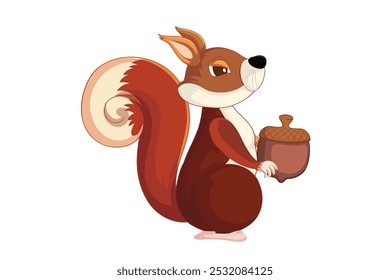 commercial colour squirrel vector style 