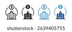 Commercial Corporate Icon Set Multiple Style Collection
