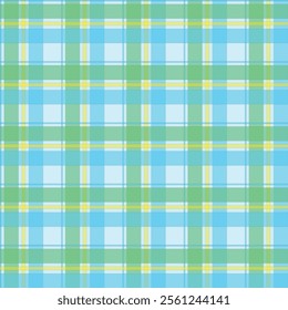 Commercial fabric vector seamless hobby textile texture plaid Sample pattern background tartan check in teal and white color