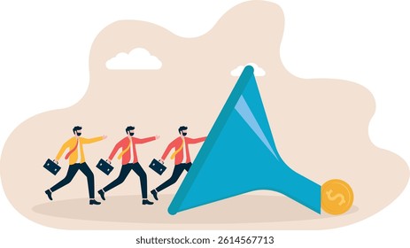 commercial illustrator, business concept ,business illustrator.

