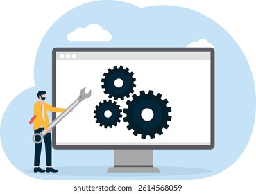 commercial illustrator, business concept ,business illustrator.


