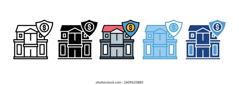 Commercial Lease Icon Set Multiple Style Collection
