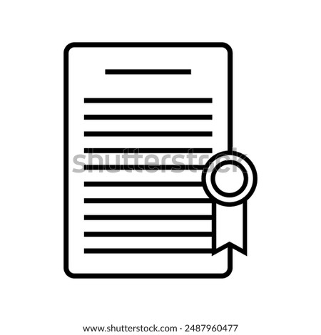 Commercial license icon illustrated in vector
