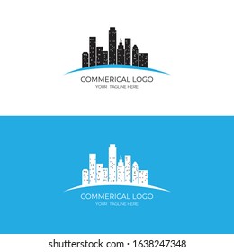 Commercial logo design - Commercial logo template.