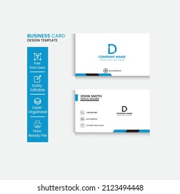 Commercial Modern Business Card Template