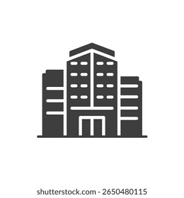 Comercial Multi Story Building Sólido Representação Espaços de Escritório Espaços de Escritório Business Hub