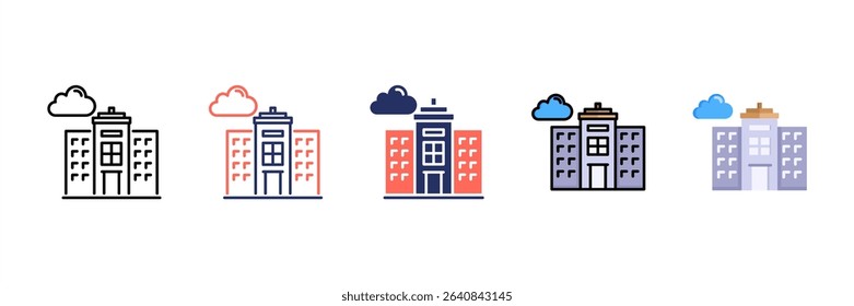 Commercial Multi Style Icon Set