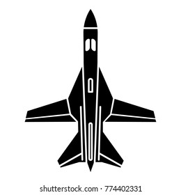 Commercial plane icon. Simple illustration of commercial plane vector icon for web