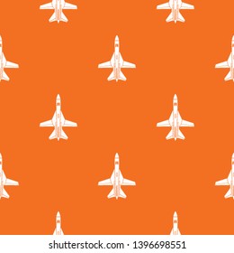 Commercial plane pattern vector orange for any web design best