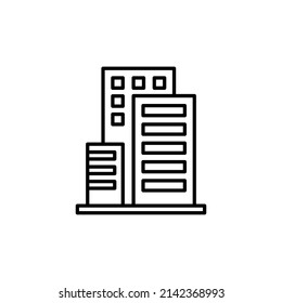 commercial property icon in vector. logotype