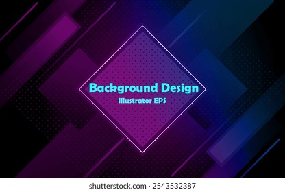 Commercial purple gradient diamond square