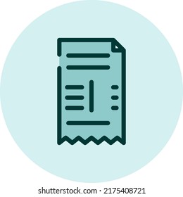 Recepción comercial, ilustración, vector sobre fondo blanco.