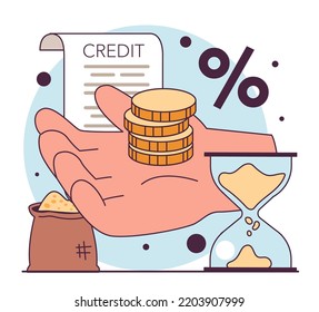 Commercial Revolution. Financial services such as banking, insurance and investing development and growth. Colonialism and mercantilism period. Flat vector illustration