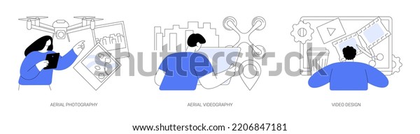 Commercial Shooting Abstract Concept Vector Illustration Stock Vector ...