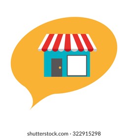commercial store design, vector illustration eps10 graphic 