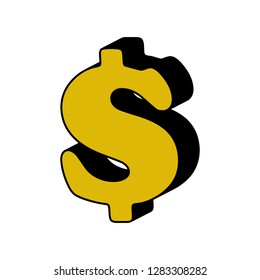commercial at symbol, 3D icon. Element of 3D color alphabet for mobile concept and web apps. Detailed commercial at symbol, 3D icon can be used for web and mobile