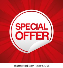 commercial tag design, vector illustration eps10 graphic 
