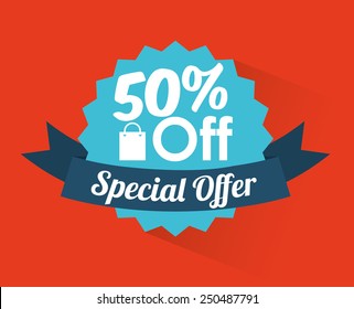 commercial tag design, vector illustration eps10 graphic 