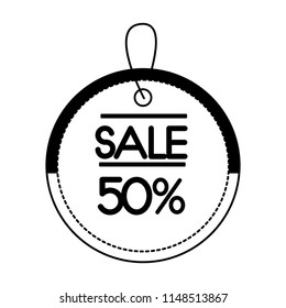 commercial tag hanging icon