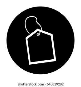 commercial tag hanging icon