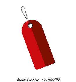 commercial tag hanging isolated icon vector illustration design