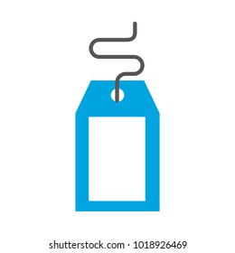 commercial tag isolated icon