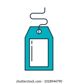 commercial tag isolated icon