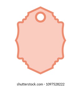 commercial tag isolated icon