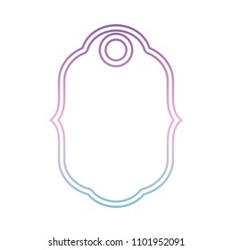 commercial tag isolated icon