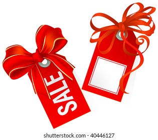 Commercial tags. Vector.