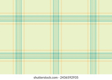 Commercial textile check fabric, single pattern tartan background. Individuality vector plaid texture seamless in light and amber color.