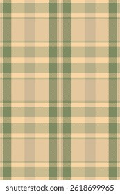 Commercial textile vector plaid, skill seamless fabric texture. New year tartan background check pattern in orange and light colors palette.